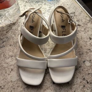 Life Stride Women's White Sandals